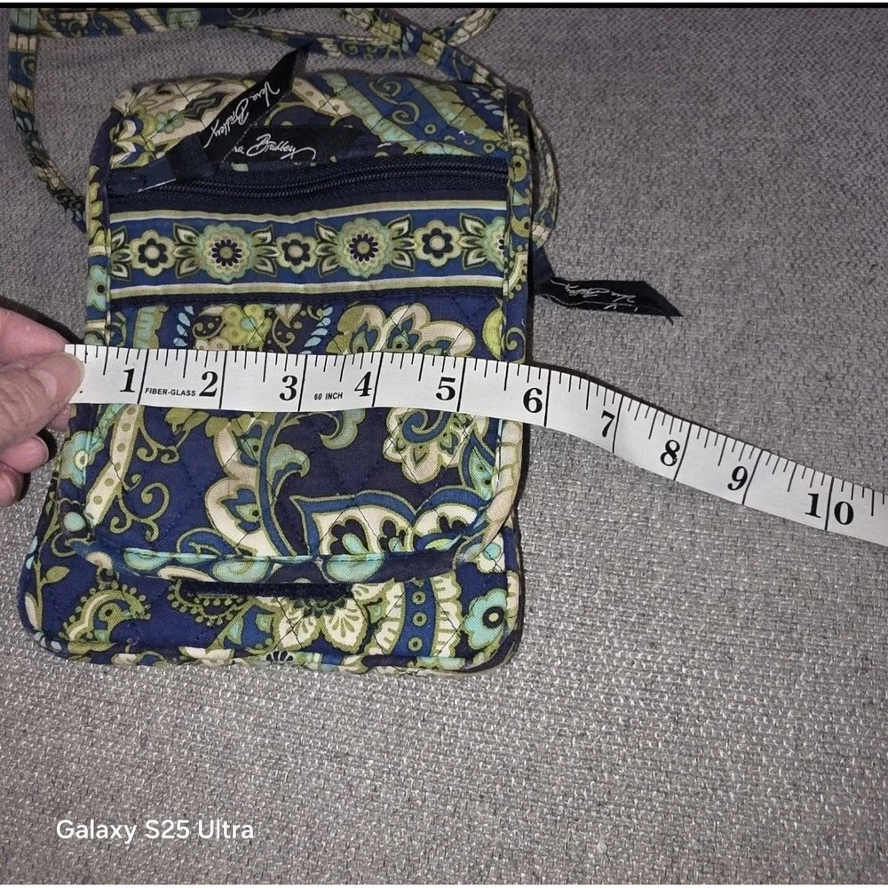 Vera Bradley Mini Hipster Rhythm & Blues Crossbody Bag Retired Design